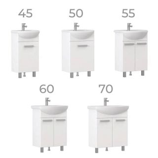 Тумба под раковину напольная Vigo Hoska 232 70 см белый